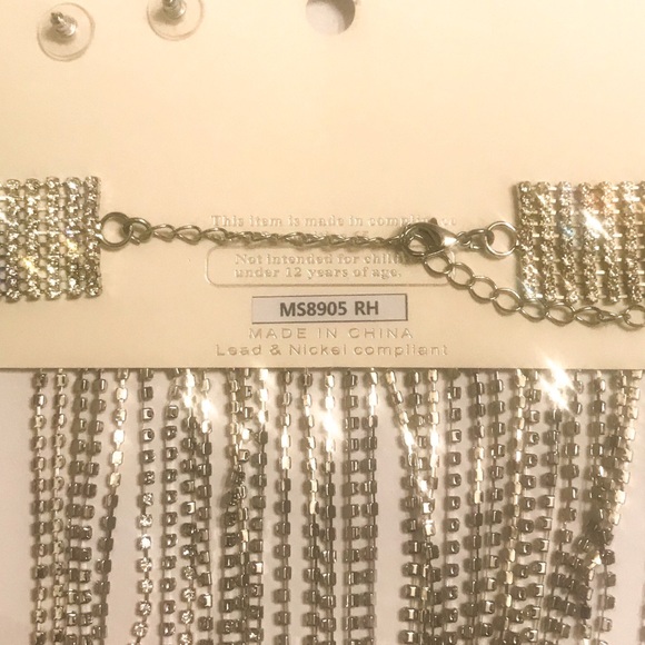 SOLD OUT❣️🔥🔥🔥🆕 RHINESTONE CHOKER NECKLACE - Picture 4 of 5
